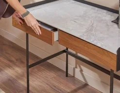 MARTIN desk with ceramic top (width: 100 cm)