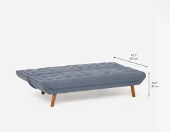 MAXIMUS tufted sofa-bed