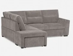 MINNESOTA left-facing sectional sofa-bed with storage