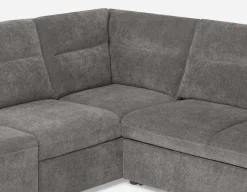 MINNESOTA left-facing sectional sofa-bed with storage