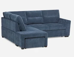 MINNESOTA left-facing sectional sofa-bed with storage
