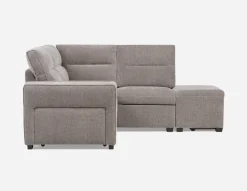 MINNESOTA right-facing sectional sofa-bed with storage