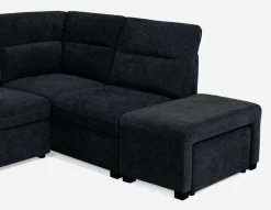 MINNESOTA right-facing sectional sofa-bed with storage