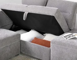 MINNESOTA right-facing sectional sofa-bed with storage