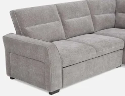 MINNESOTA right-facing sectional sofa-bed with storage