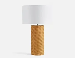 MISAKO cement base table lamp 60 cm height