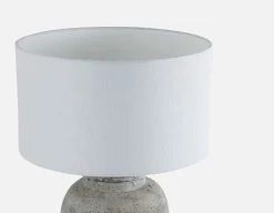 MISAKO cement base table lamp 60 cm height