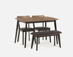 MONIKA mid-century modern 5-piece dining set