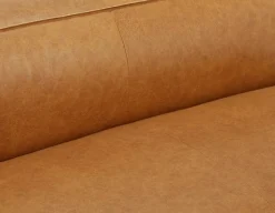 MONTE 100% leather classic loveseat sofa