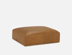 MONTE 100% leather classic 3-seater sofa