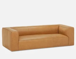 MONTE 100% leather ottoman