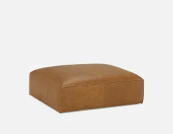 MONTE 100% leather ottoman