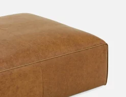 MONTE 100% leather ottoman