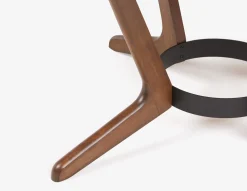 MORELLA mid-century modern 137 cm round dining table