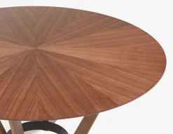 MORELLA mid-century modern 137 cm round dining table
