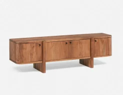 MUMBAI acacia wood king size bed