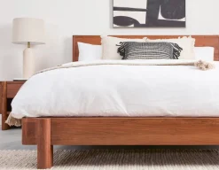 MUMBAI acacia wood queen size bed