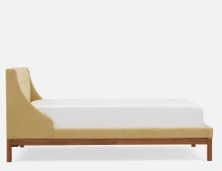 MUROL mid-century modern tufted upholstered wingback queen size bed