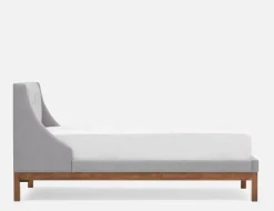 MUROL tufted upholstered wingback twin size bed