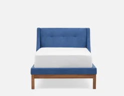 MUROL tufted upholstered wingback twin size bed