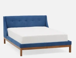 MUROL tufted upholstered wingback twin size bed