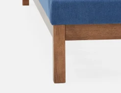 MUROL tufted upholstered wingback twin size bed