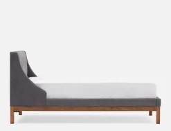 MUROL tufted upholstered wingback twin size bed