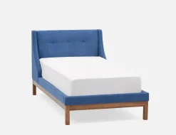 MUROL tufted upholstered wingback twin size bed