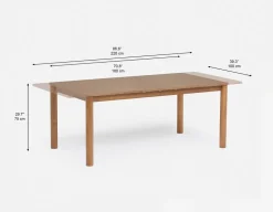 NADO extendable dining table 180 cm to 220 cm