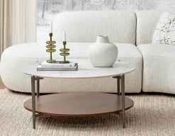 NAIROBI ceramic coffee table 94 cm