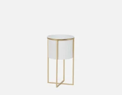 NATE metal planter with stand 28 cm