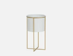 NATE metal planter with stand 33 cm