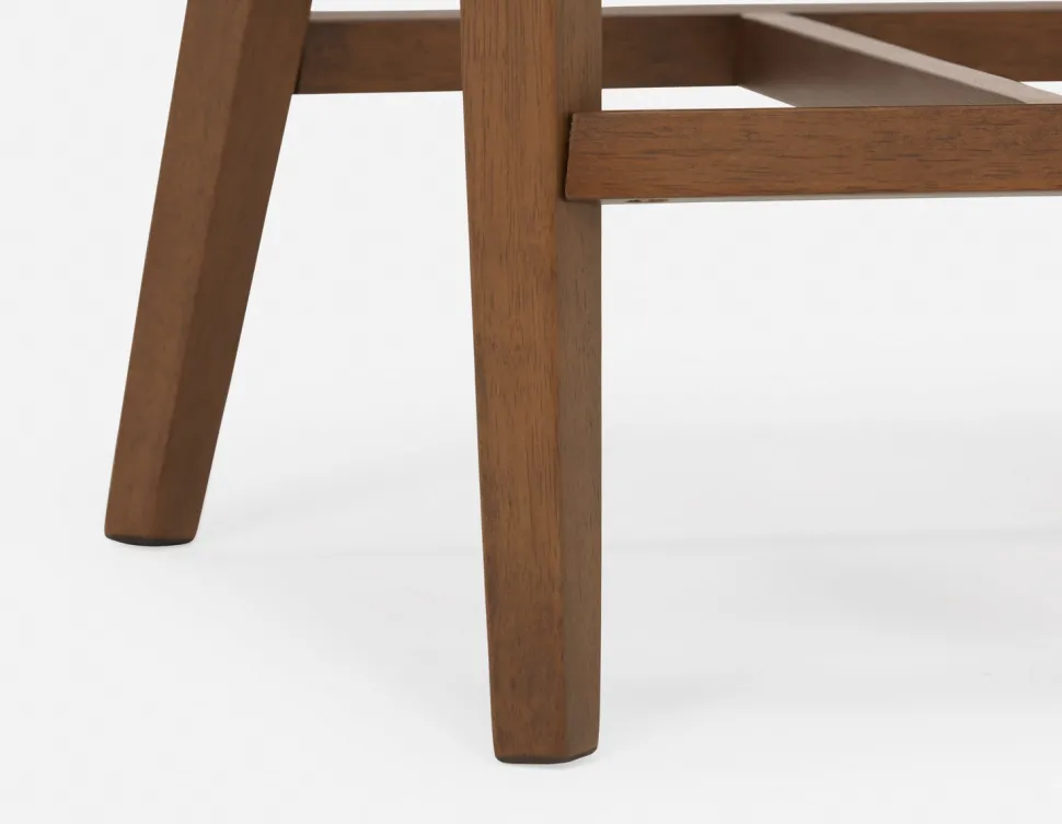 NELA 100% leather counter stool 66cm