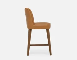 NELA 100% leather counter stool 66cm