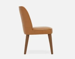 NELA 100% leather vintage dining chair