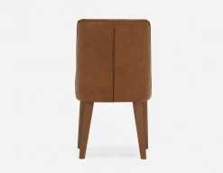 NELA 100% leather vintage dining chair