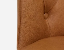 NELA 100% leather vintage dining chair