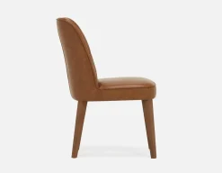 NELA 100% leather vintage dining chair