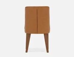 NELA 100% leather vintage dining chair