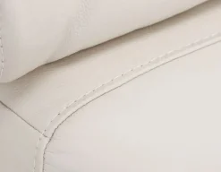 NILLIE 100% leather power recliner contemporary loveseat