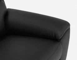 NILLIE 100% leather power recliner contemporary loveseat