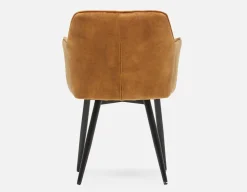 OCTAVE velvet dining armchair