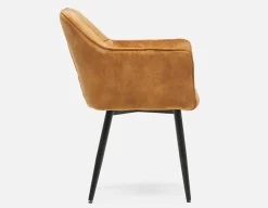 OCTAVE velvet dining armchair