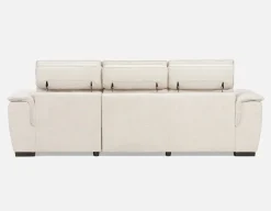 ODETTE contemporary right-facing sectional sofa-bed with storage