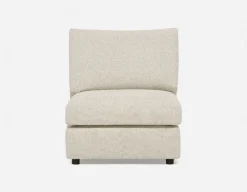 OLISA contemporary modular armless sofa