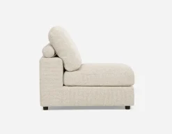 OLISA contemporary modular armless sofa