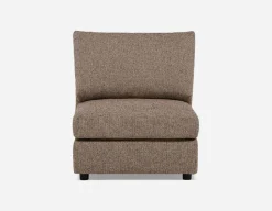 OLISA contemporary modular armless sofa