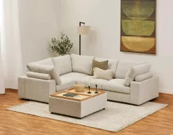 OLISA contemporary modular corner sofa