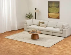 OLISA 4-pc modular interchangeable sofa