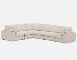 OLISA 6-pc modular interchangeable sofa